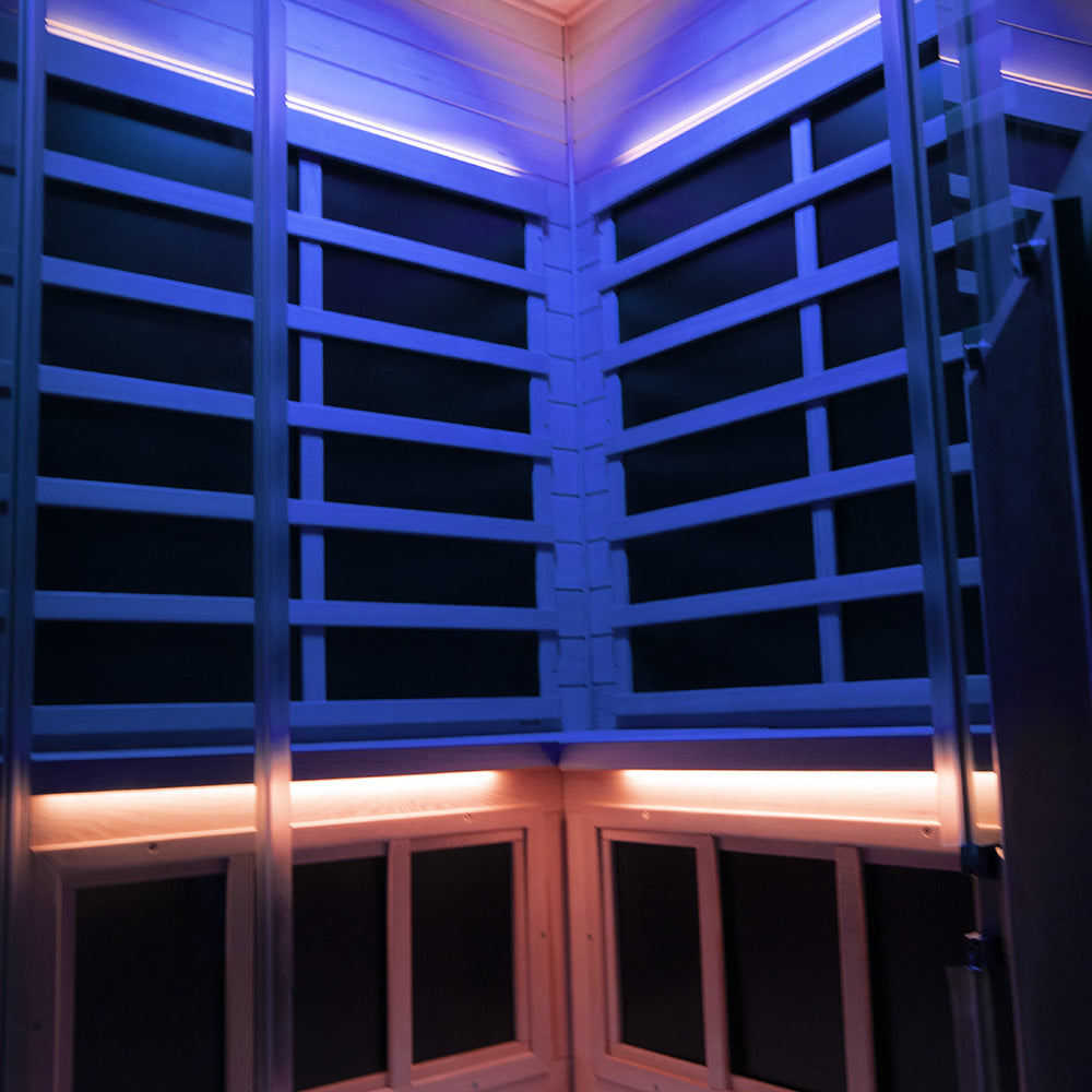 GMSH07 Full-Spectrum Infrared Corner Sauna Free shipping