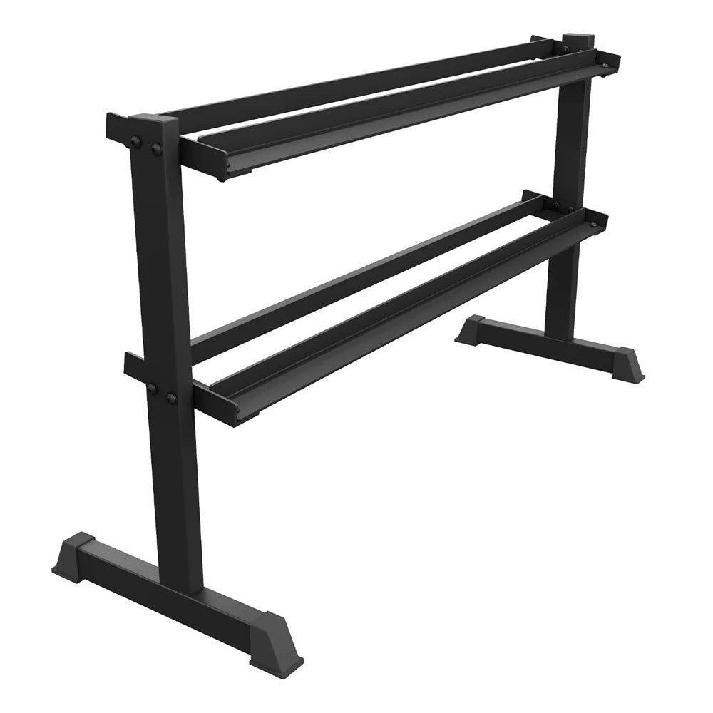 🥇  Horizontal Dumbbell Rack - 2 SHELVES