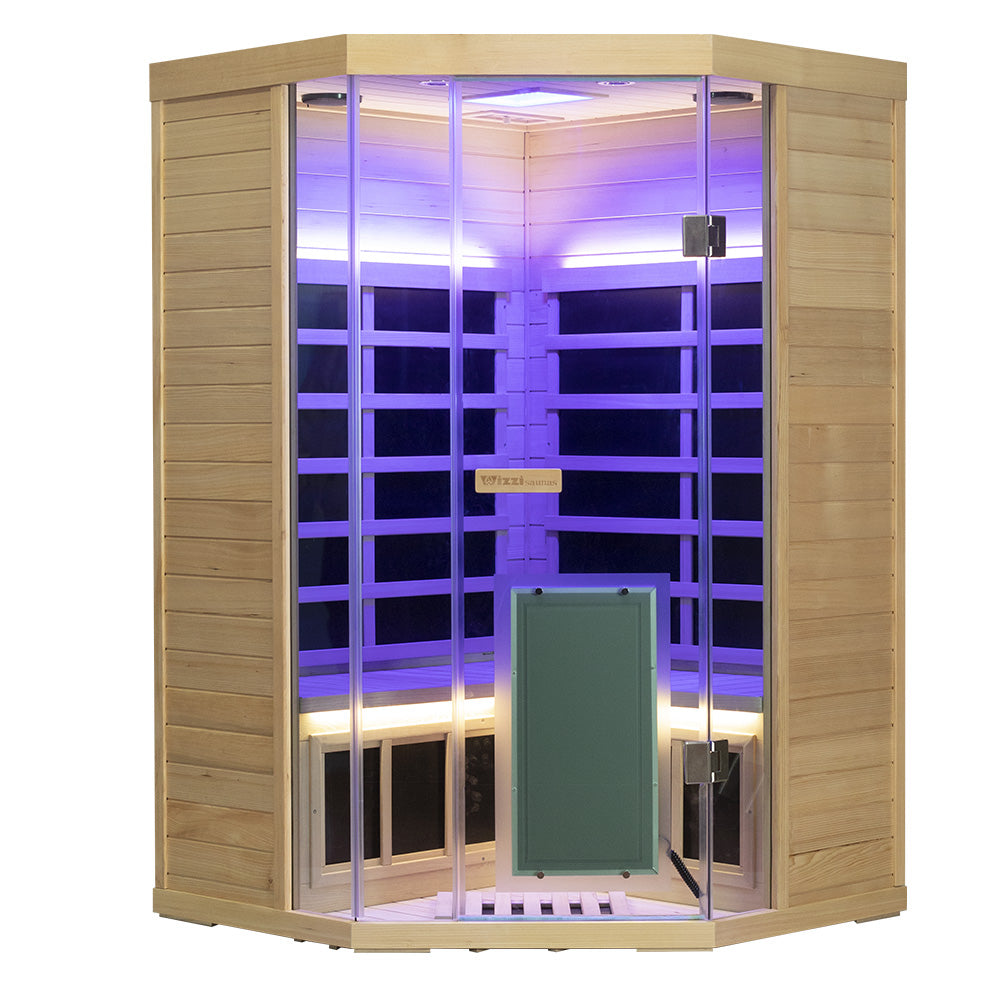 GMSH07 Full-Spectrum Infrared Corner Sauna Free shipping