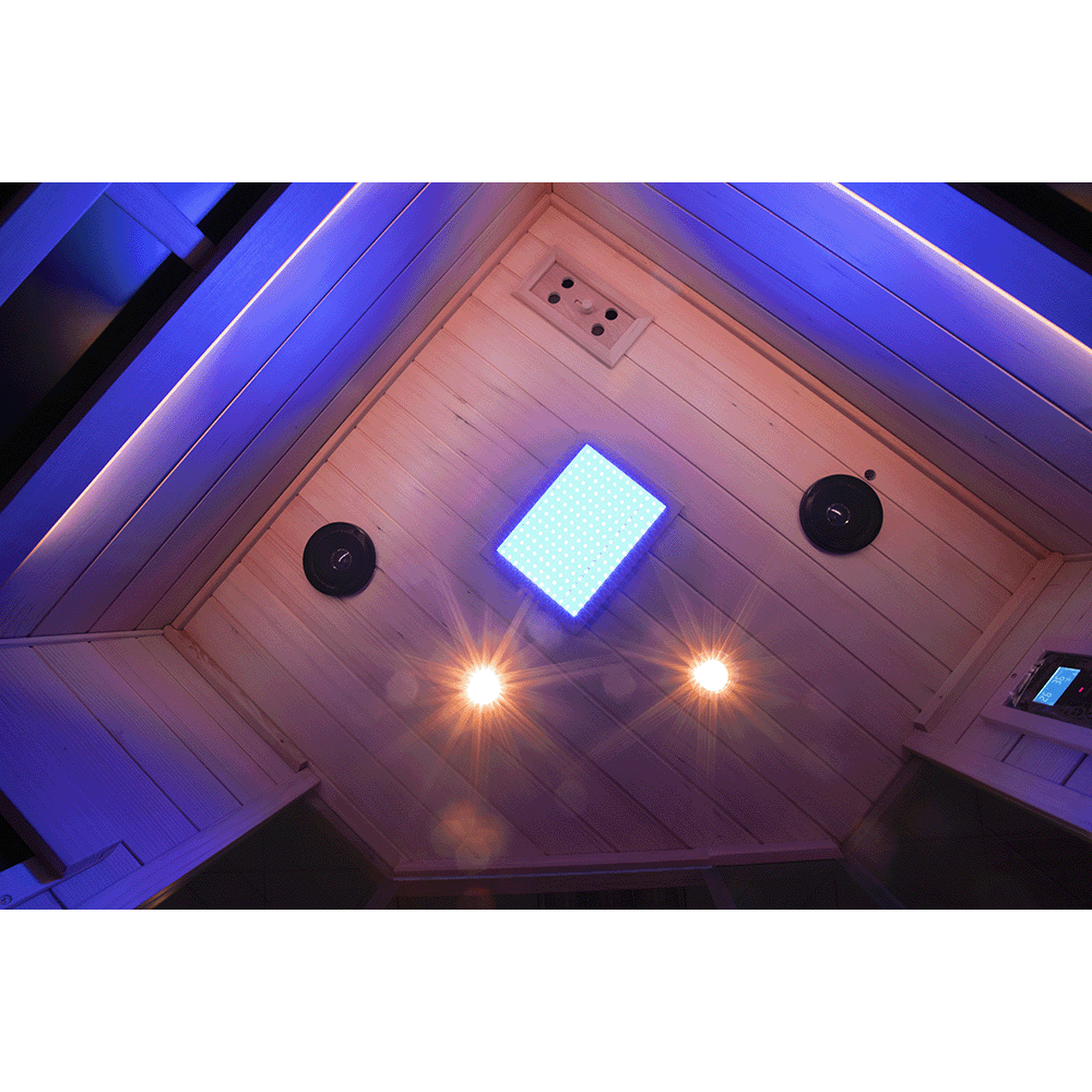 GMSH07 Full-Spectrum Infrared Corner Sauna Free shipping