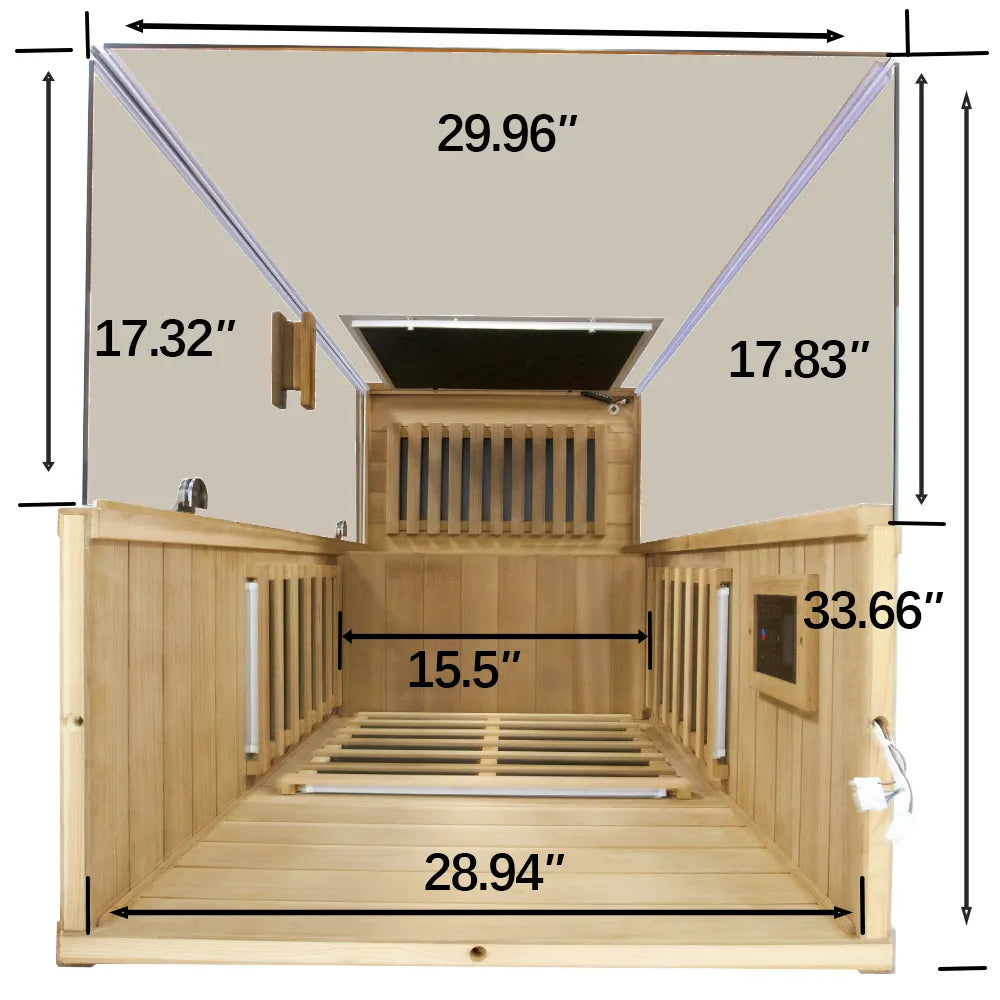 909 GMMRX-L Full Spectrum Infrared Sauna. Free Shipping