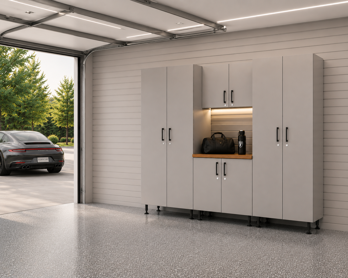 GM-Atlas Premium Garage Cabinets - Classic Fog- 5pc