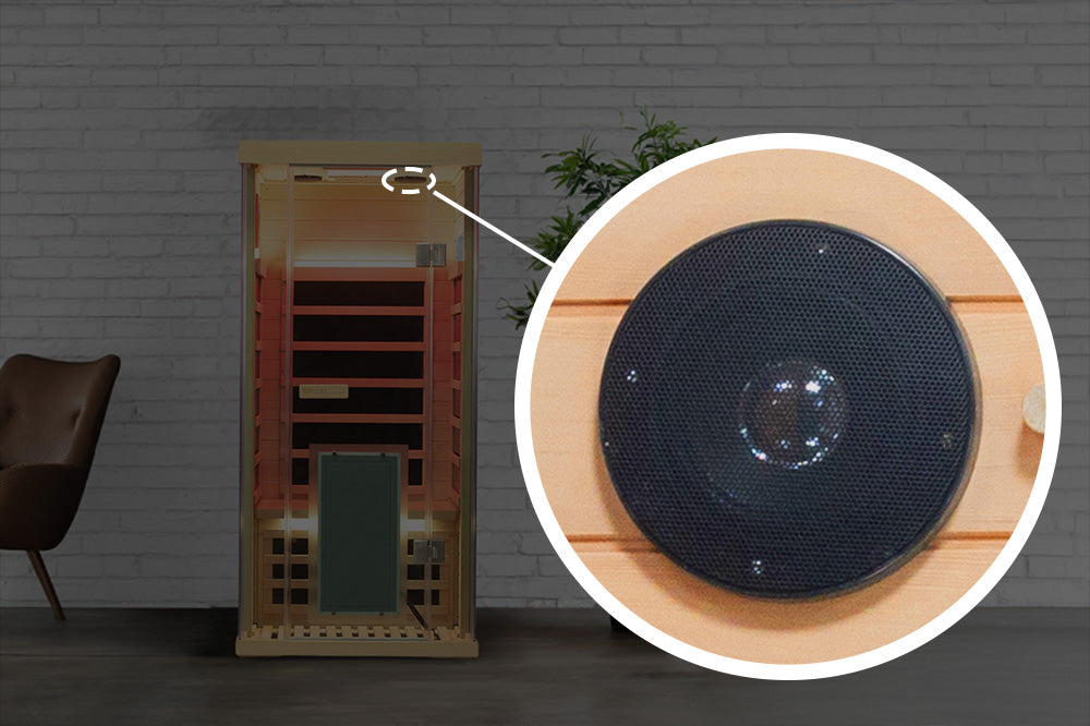 GMSH01 Full-Spectrum Infrared Sauna. Free Shipping