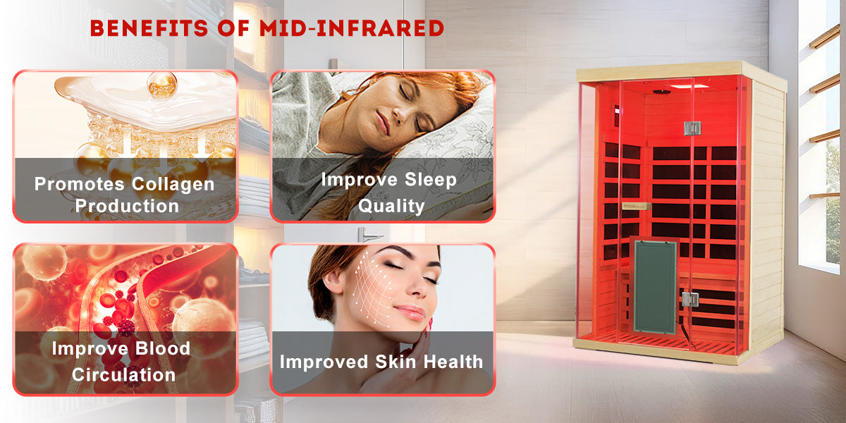 GMSH02 Full-Spectrum Infrared Sauna Free Shipping
