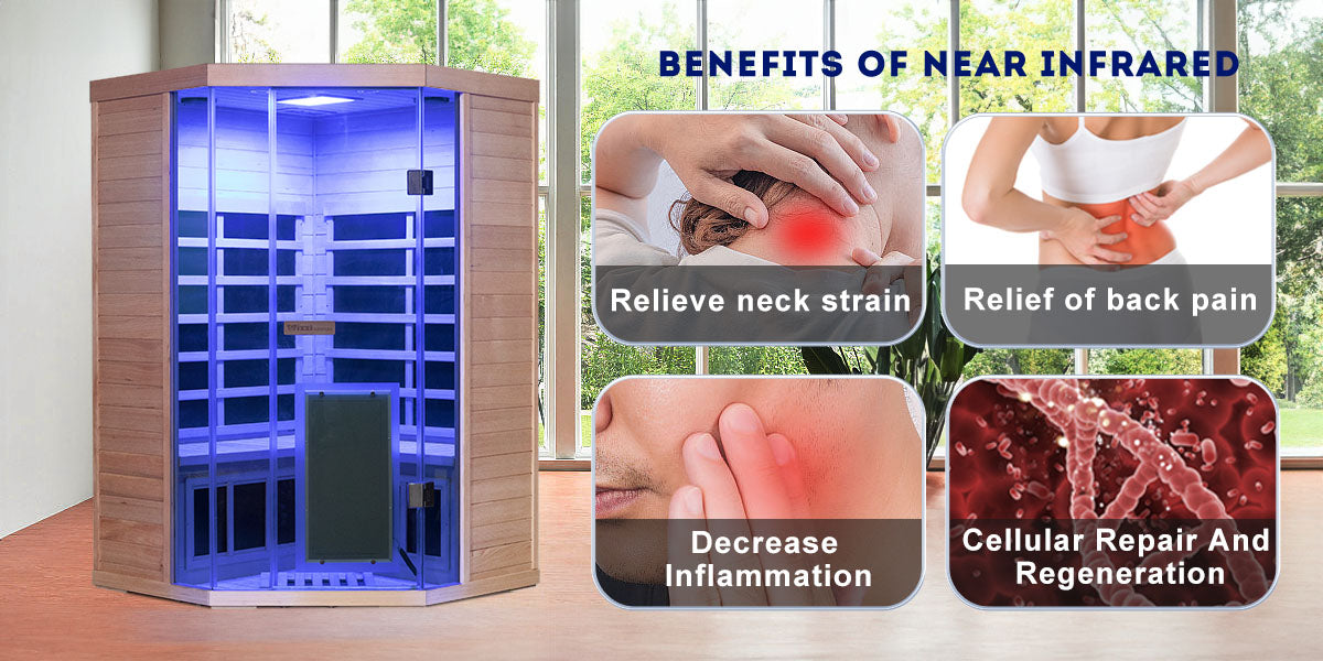 GMSH07 Full-Spectrum Infrared Corner Sauna Free shipping