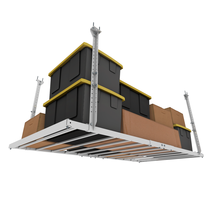 4 X8 Rack Heavy-Duty 4'x8' Pro - 1,000 lb Overhead Garage Storage Rack – Garage ...