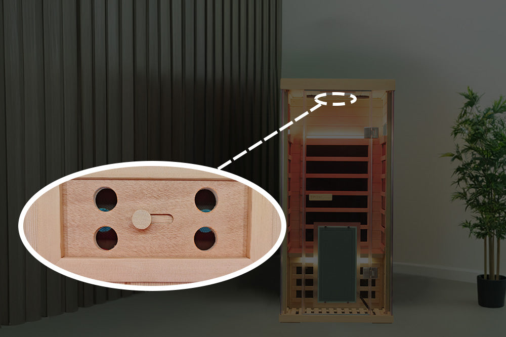 GMSH01 Full-Spectrum Infrared Sauna. Free Shipping