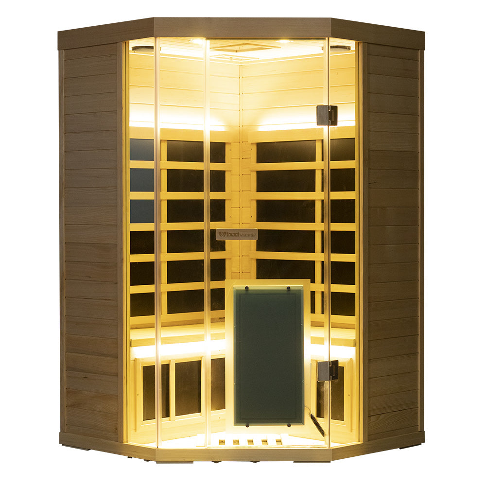 GMSH07 Full-Spectrum Infrared Corner Sauna Free shipping