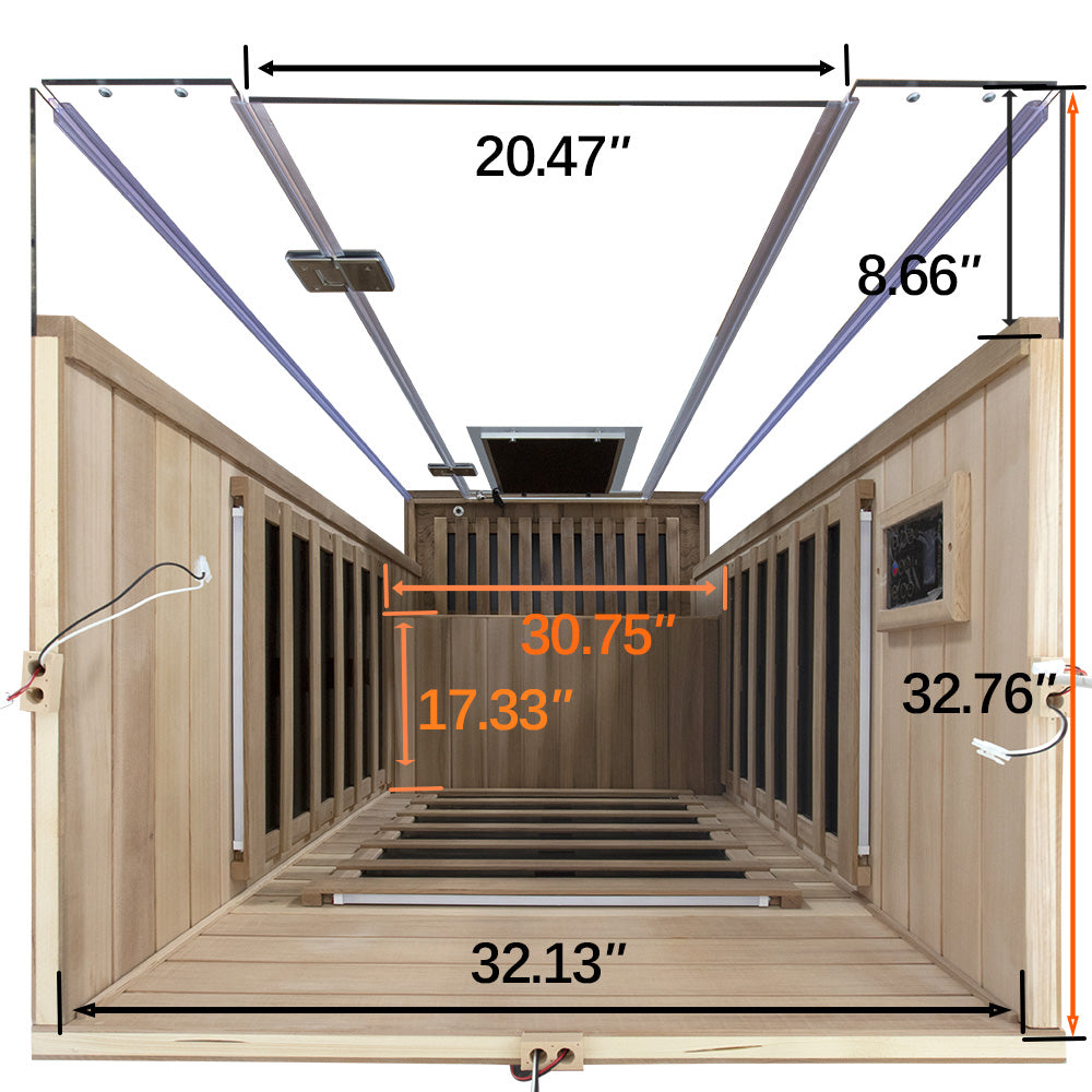 GMSR01 Full-Spectrum Infrared Sauna.    Free Shipping