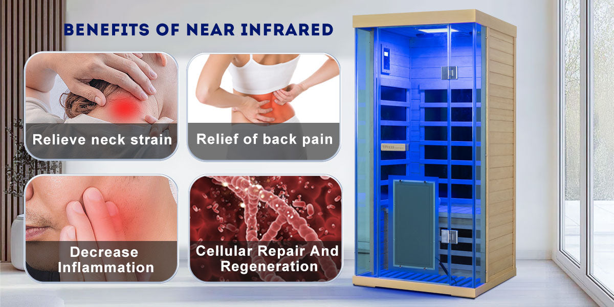 GMSH01 Full-Spectrum Infrared Sauna. Free Shipping