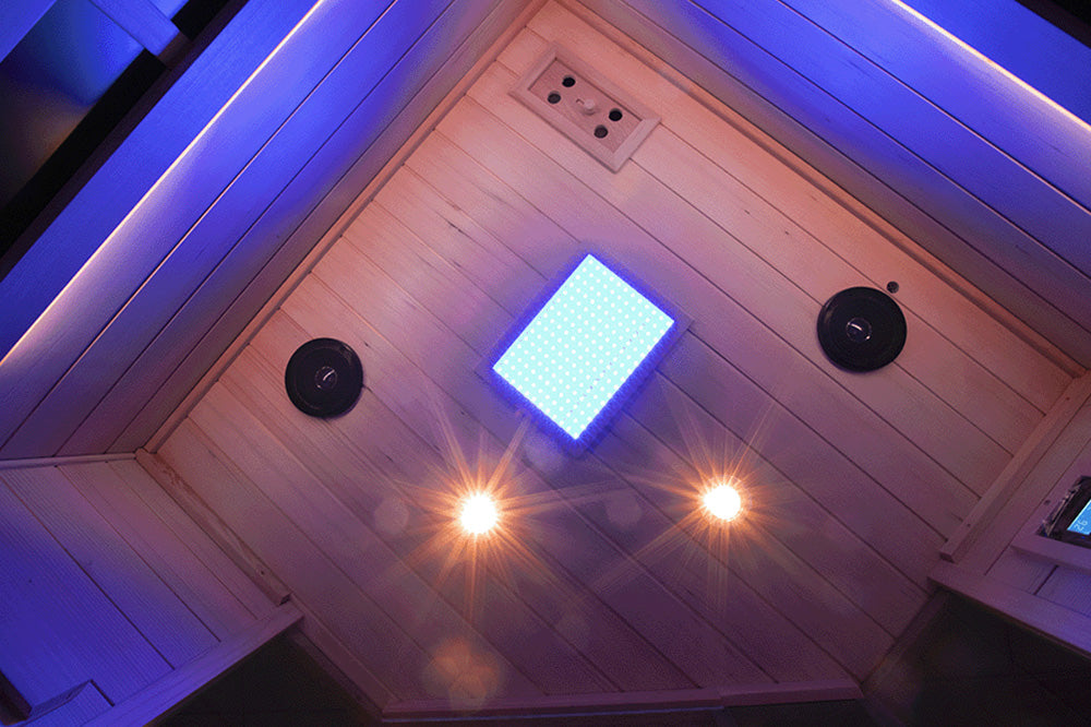 GMSH07 Full-Spectrum Infrared Corner Sauna Free shipping