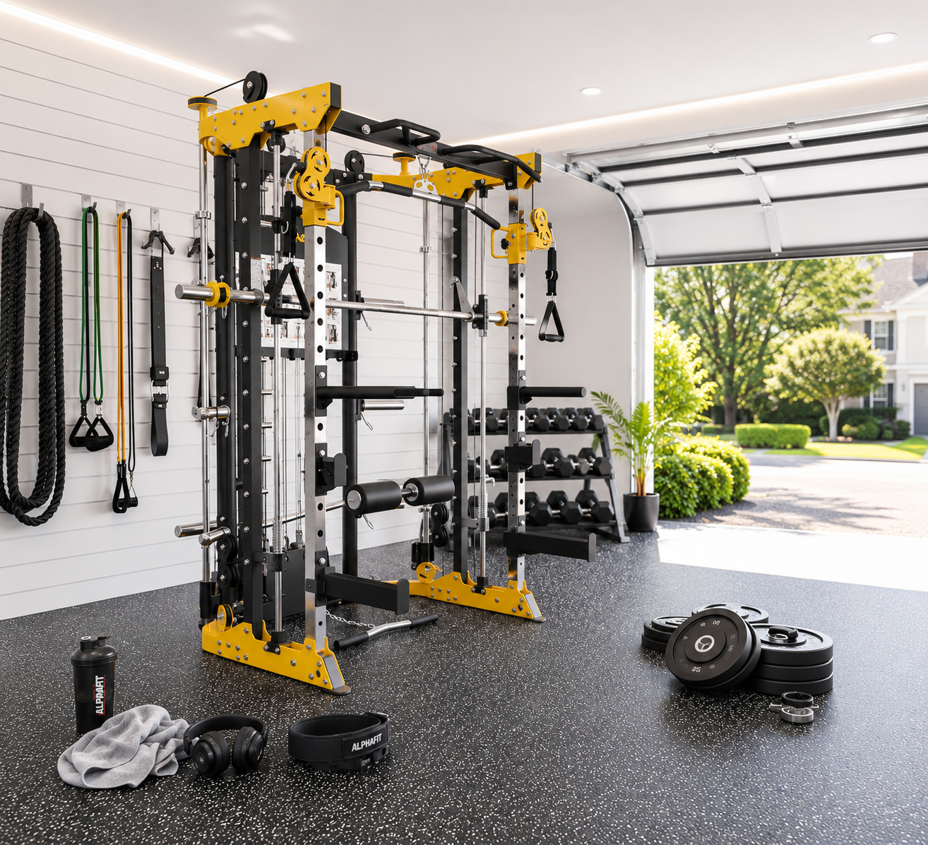 🥇 Light-commercial  Smith Machine GM-AL-3059. accessories included