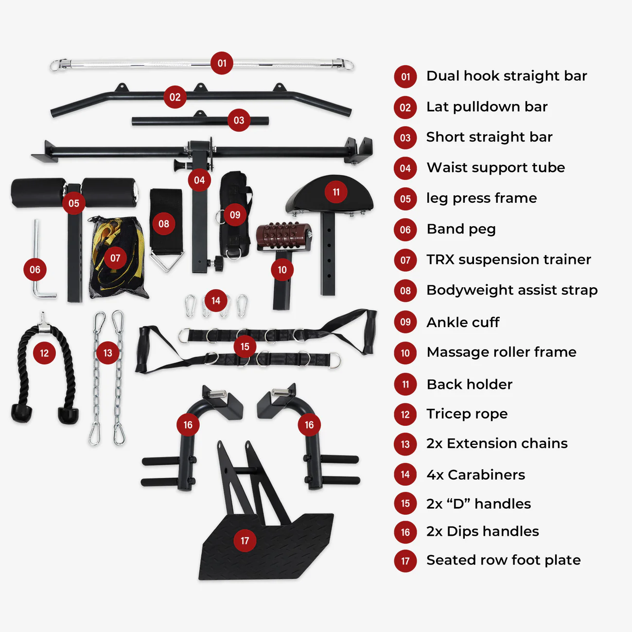 🥇 Multi Function Trainer / Light Commercial Grade GM-AL-3075