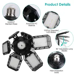 2 Packs LED Garage Lights 160W LED - HG_2PcGarageLight_GPCT4701