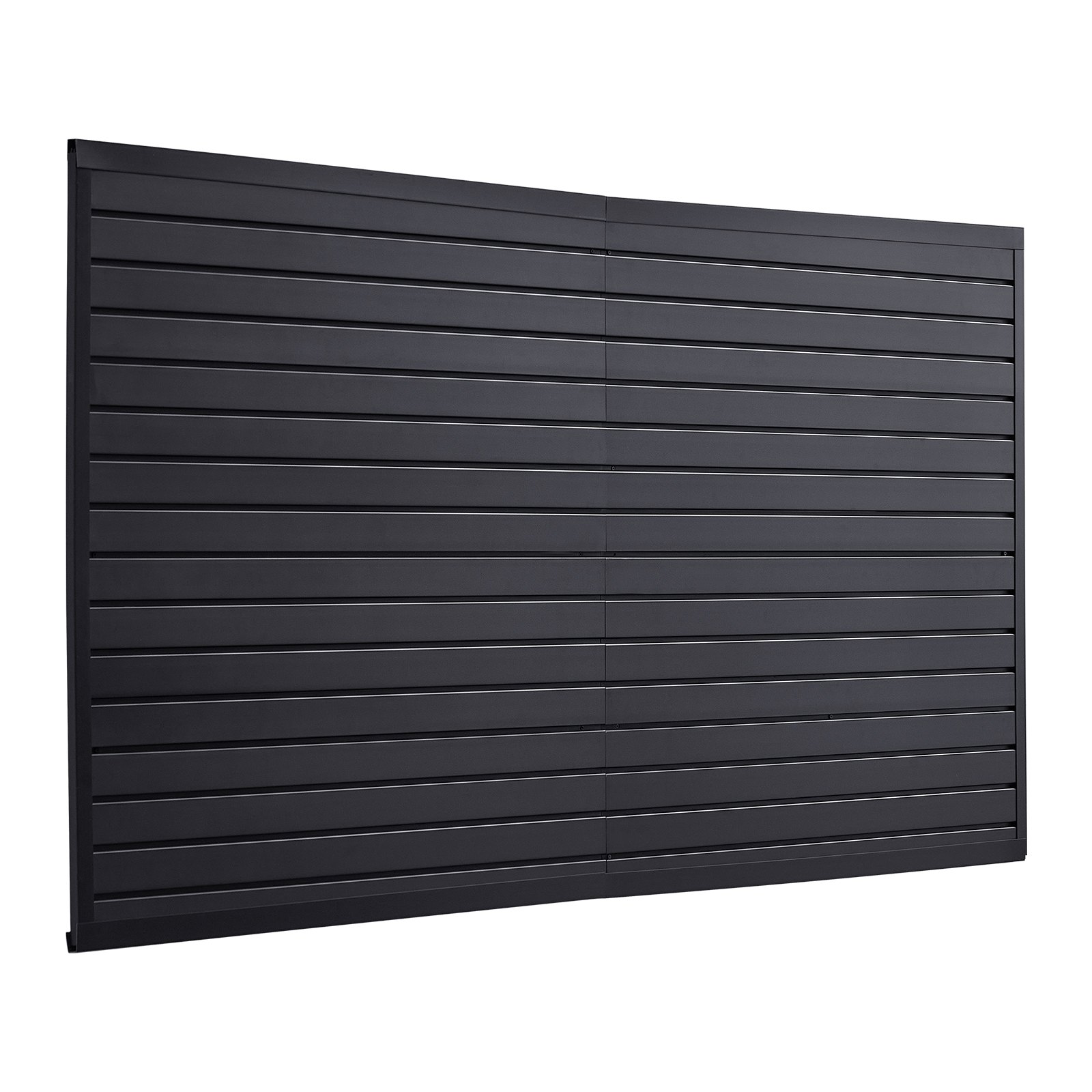 Slat Wall Paneling, 8 X 4 Ft, PVC Garage Slatwall  Black