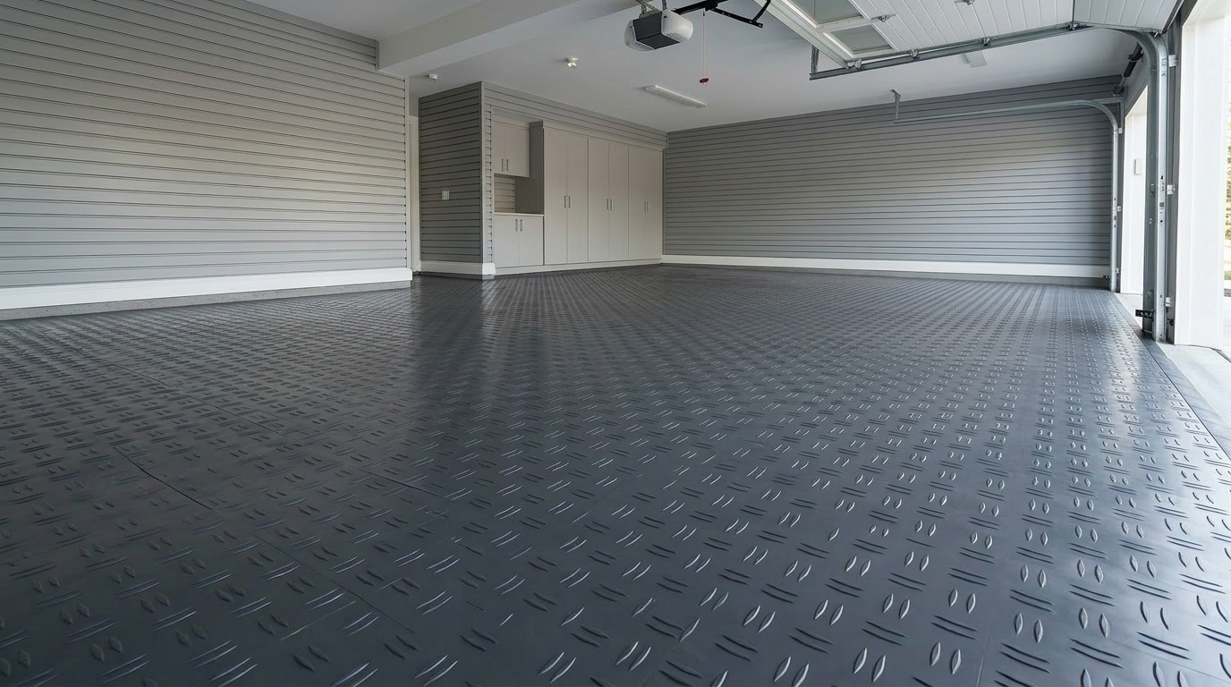 G&M -Garage Floor Tiles Interlocking, 12 x 12 x 0.53 inch 25 Pack Garage Floor - Black -5 colours available