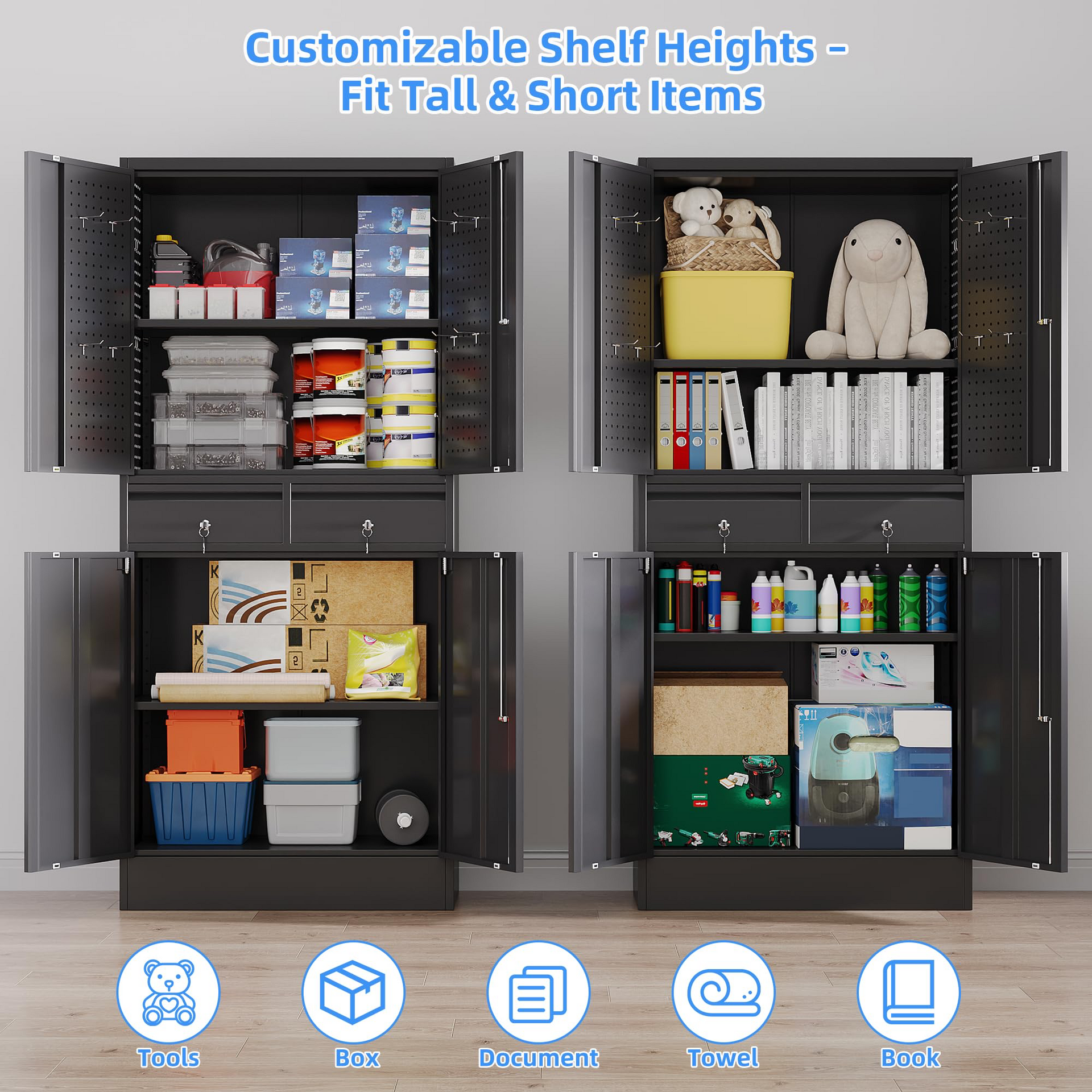 metal storage cabinet