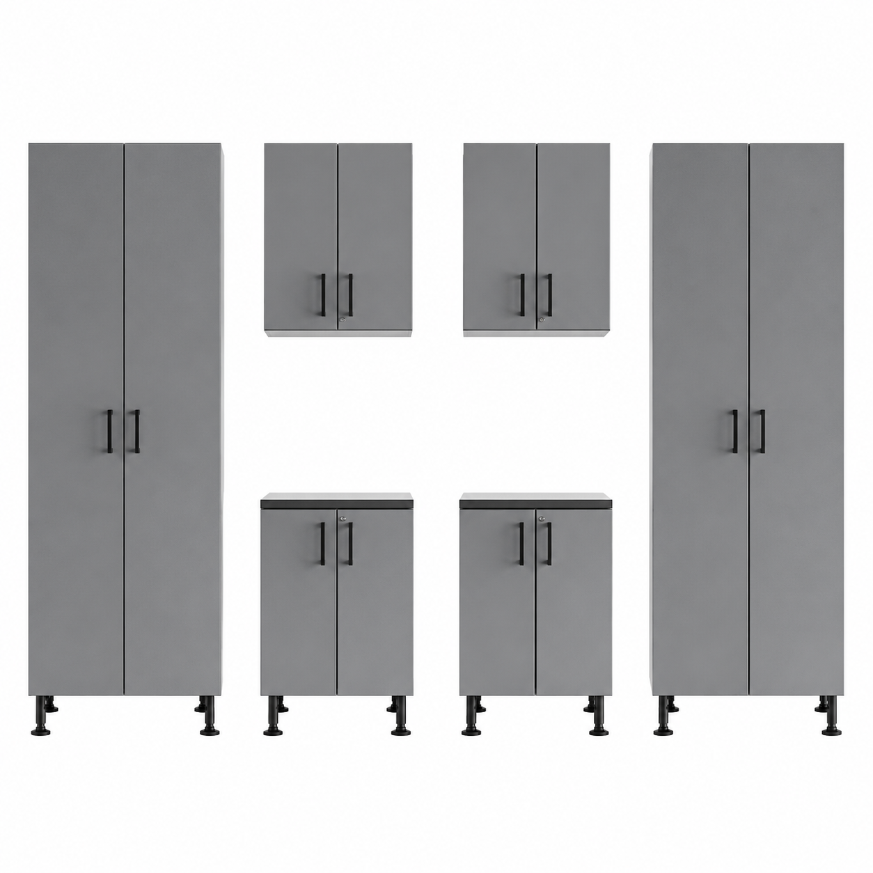 GM-Atlas Premium Garage Cabinets- 4 pc- Classic Fog