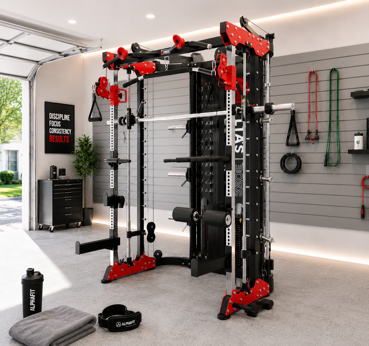 🥇 Light-commercial Strength Smith Machine GM-AL-3058G