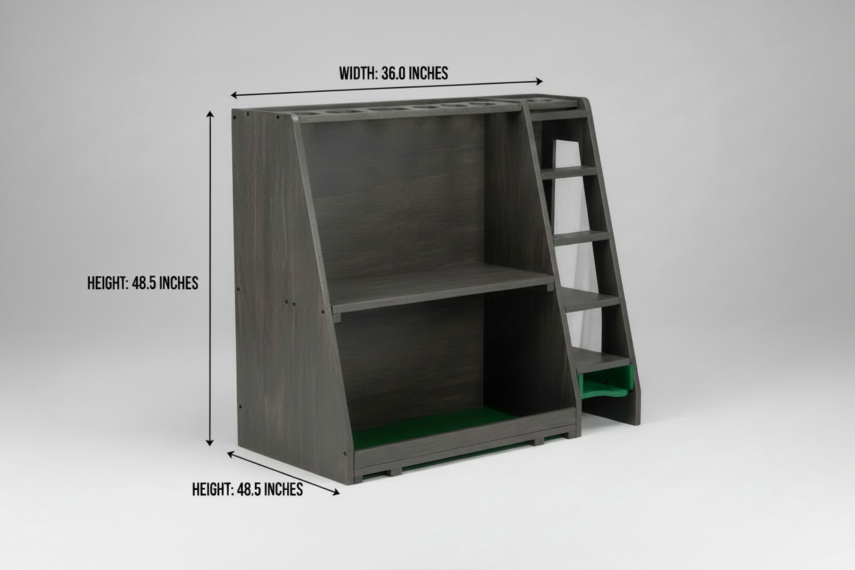 🥇3 Golf Bag Storage Rack |  GREY -FREE SHIPPING