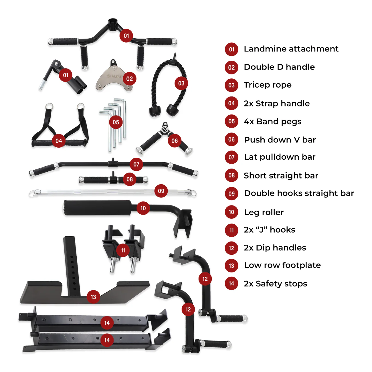 🥇 Multi-functional Trainer      Adjustable cable ratio         GM-AL-3130