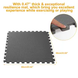 Home gym Exercise Mat Floor Tile