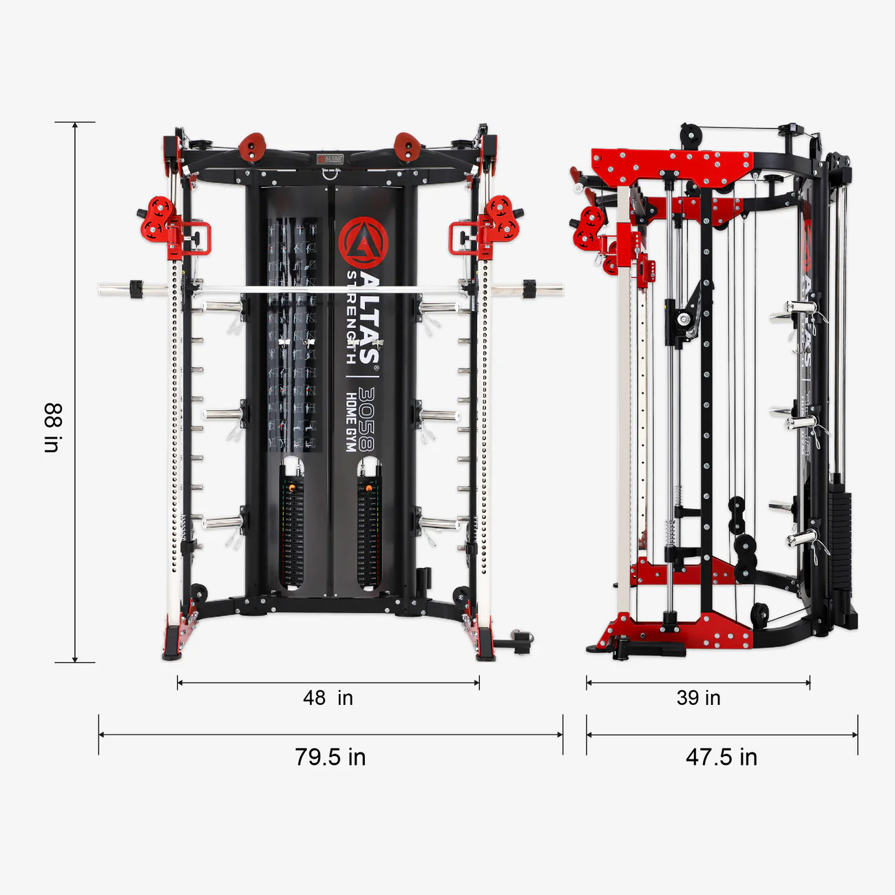 🥇 Light-commercial Strength Smith Machine GM-AL-3058G