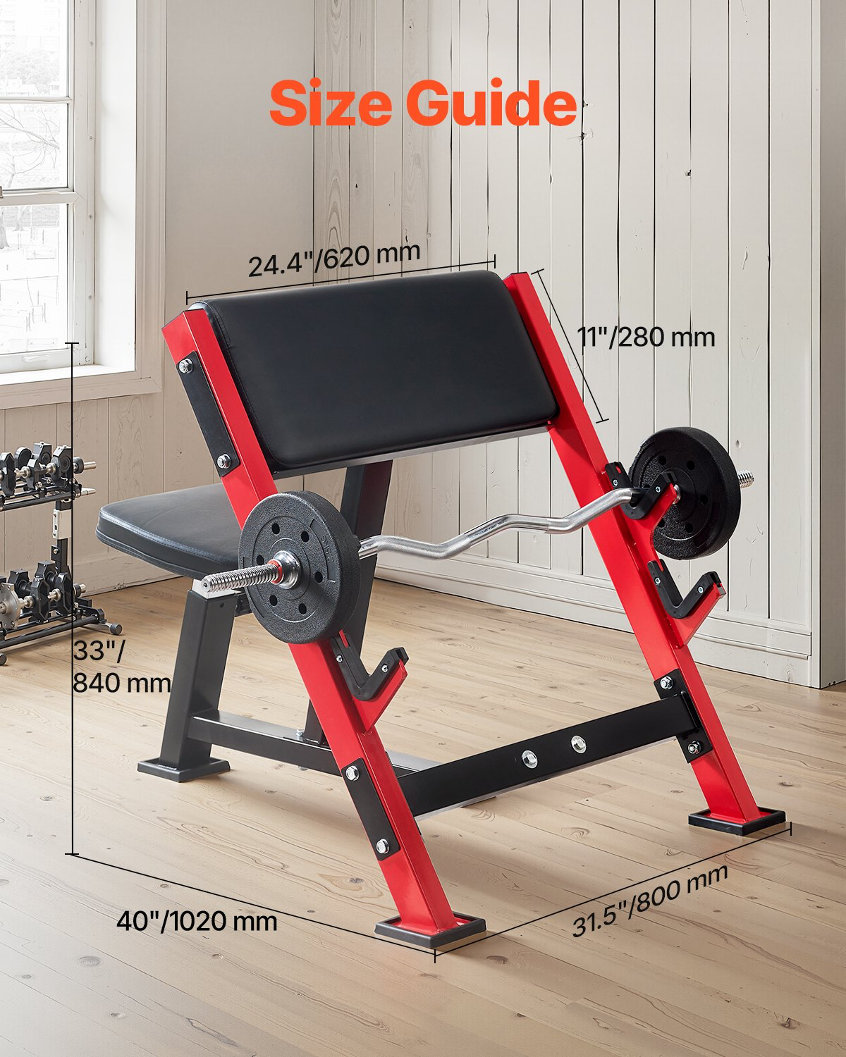 🥈 Preacher Curl Bench FREE SHIPPING