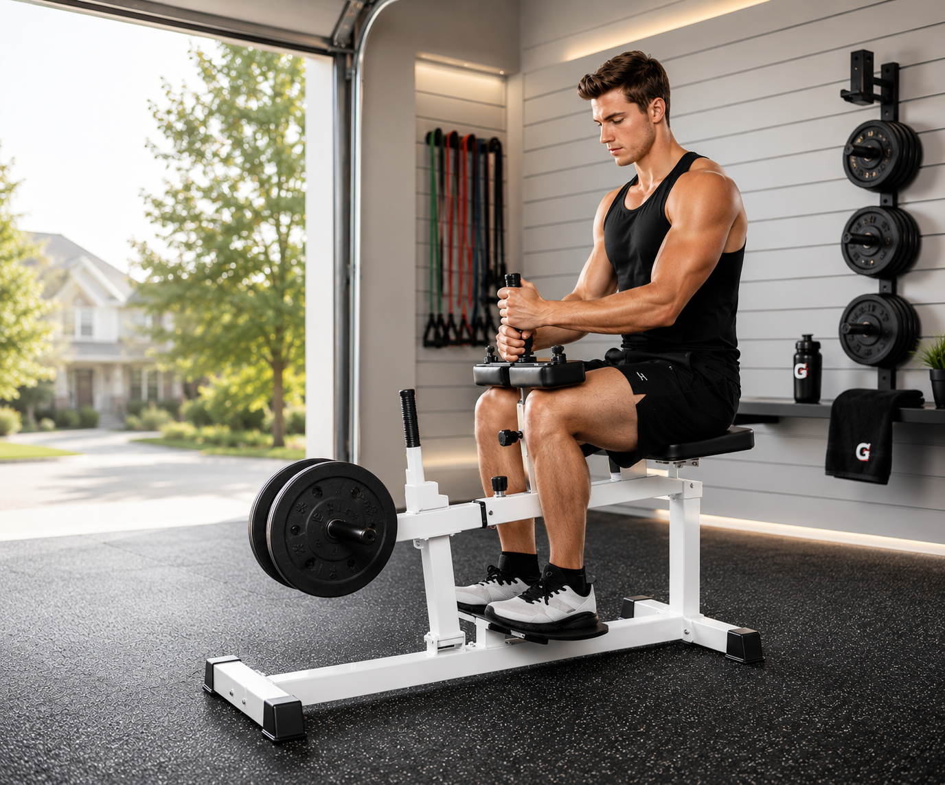 🥈 Adjustable Seated Calf Raise