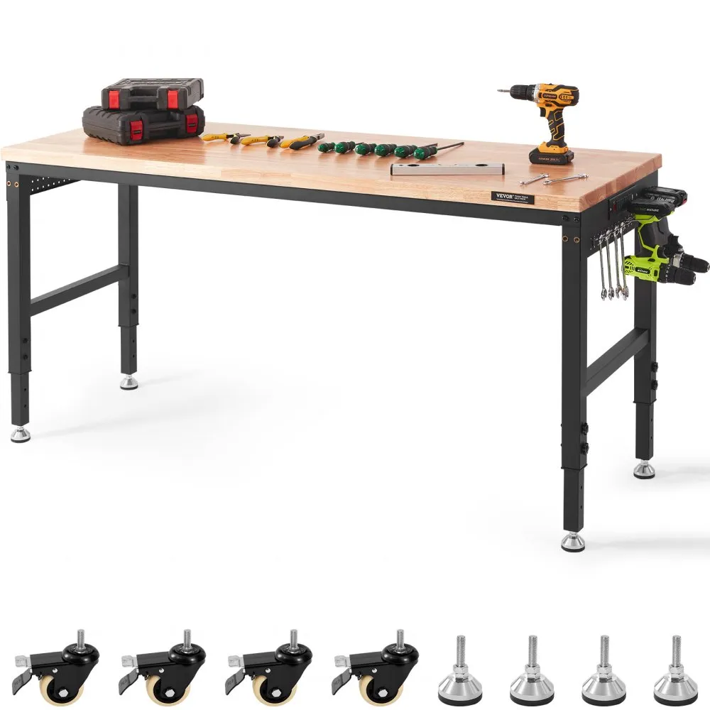 LARGE - Adjustable Workbench, 72" L X 25" W  Free Shipping