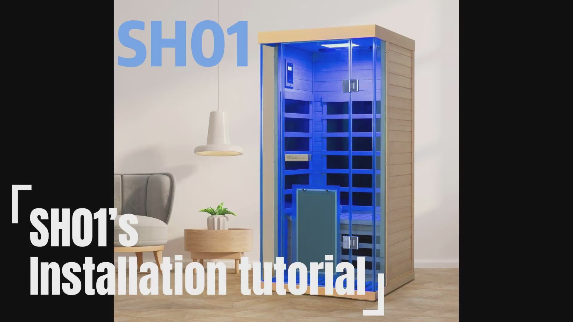 GMSH01 Full-Spectrum Infrared Sauna. Free Shipping