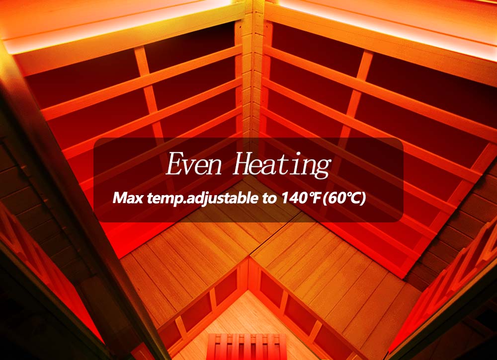 GMSH07 Full-Spectrum Infrared Corner Sauna Free shipping